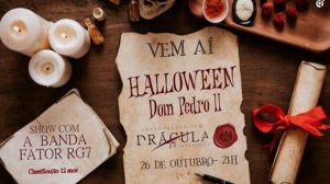 ESTÁ CHEGANDO O HALLOWEEN DO DOM PEDRO